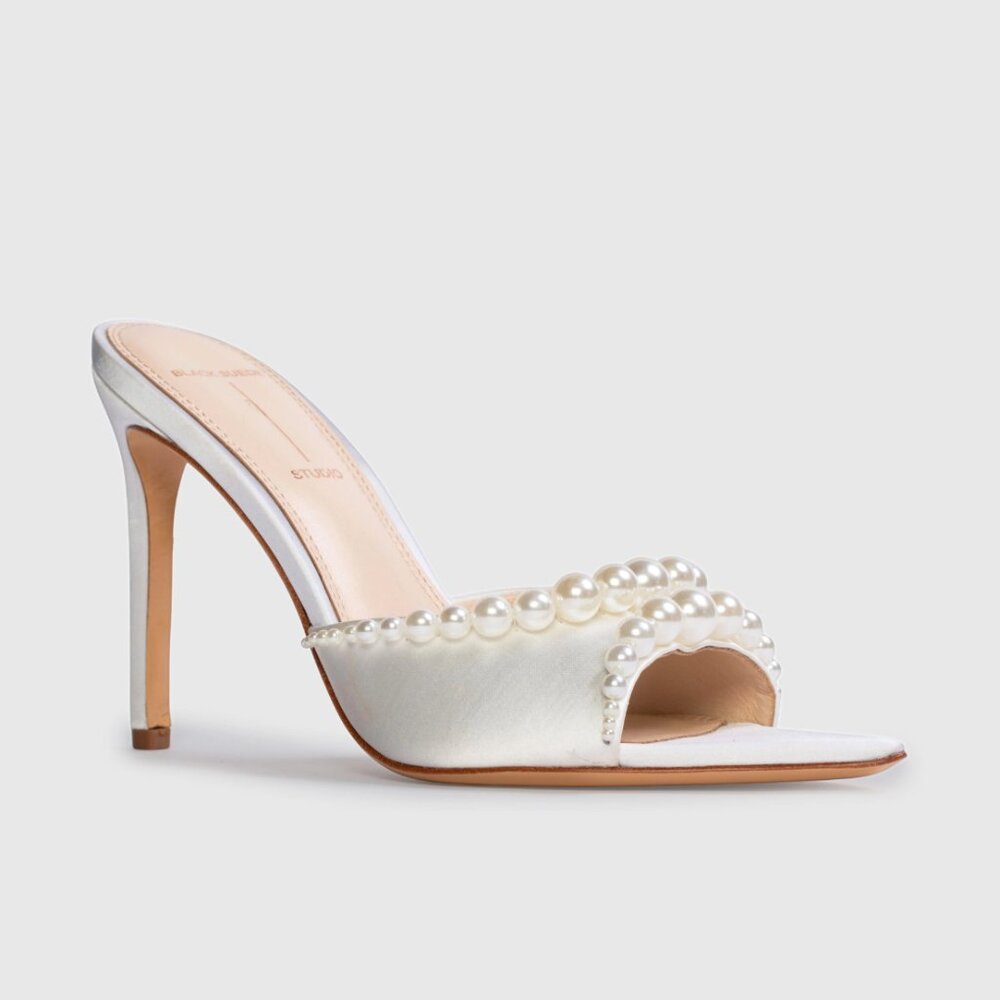 Black Suede Studio Gigi 100 Heels